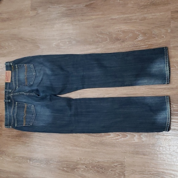 (8/29W) Lucky Brand Mid Rise Straight Leg Distressed Denim Streetwear Bohemian - Picture 11 of 11